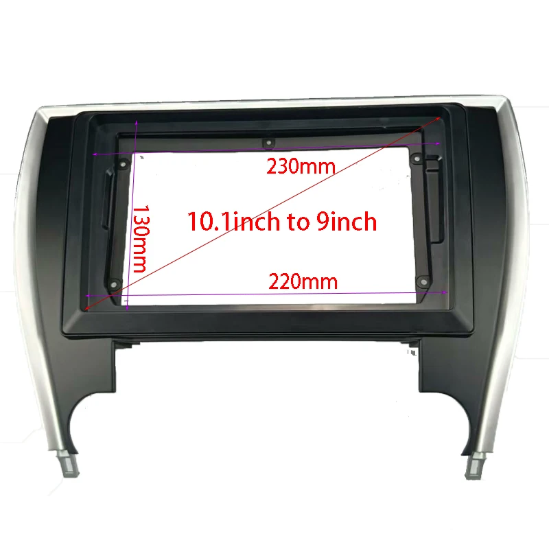 

2 Din 9/10.1inch Android Radio Fascia Panel Kit for Toyota Camry 2015 -2017 Car Audio Dash Mount Multimedia Stereo Frame