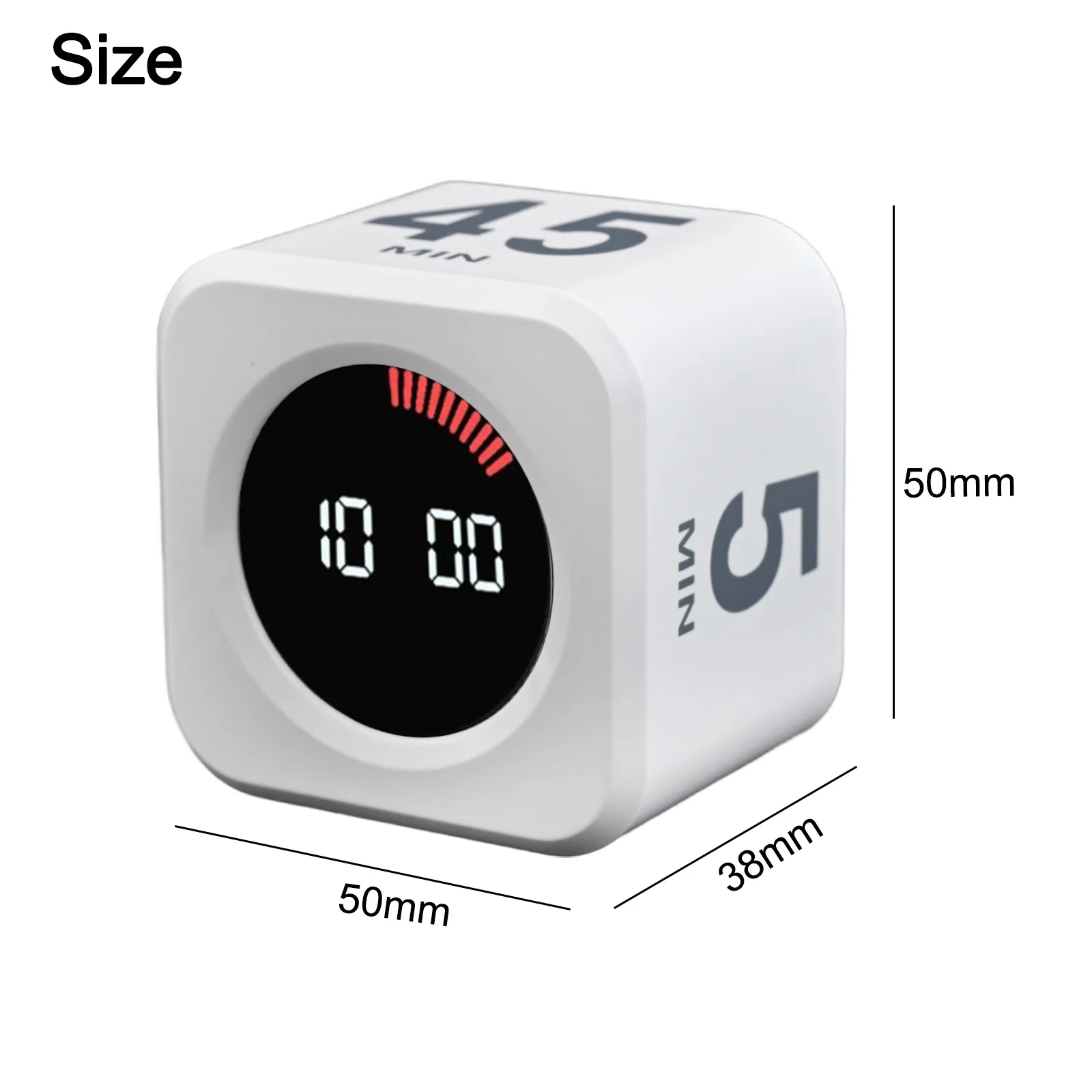 Sleek Rechargeable LED Visual Timer Perfectly Fits into Your Daily Routine While Managing Your Time Effectively