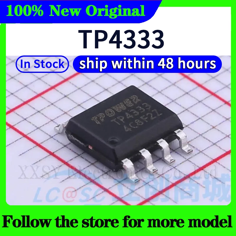 5pcs/lot  TP4333  TP4056  TP5100  TP5000  TP7660H  TP5400  TP5410  In stock 48 hours ship