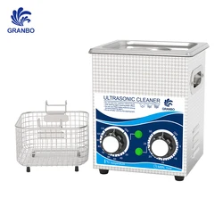 Granbo Ultrasonic Cleaner 2L 120W Dial Timer Heater Control 40KHz frequenza rimuovere la ruggine della resina di ossidazione dell'olio