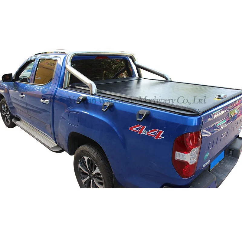 

Pickup Hard Soft Cover Pickup Tonneau Cover Aluminum Alloy Truck Bed Cover Retractable Roller Lid For Maxus T60 2017