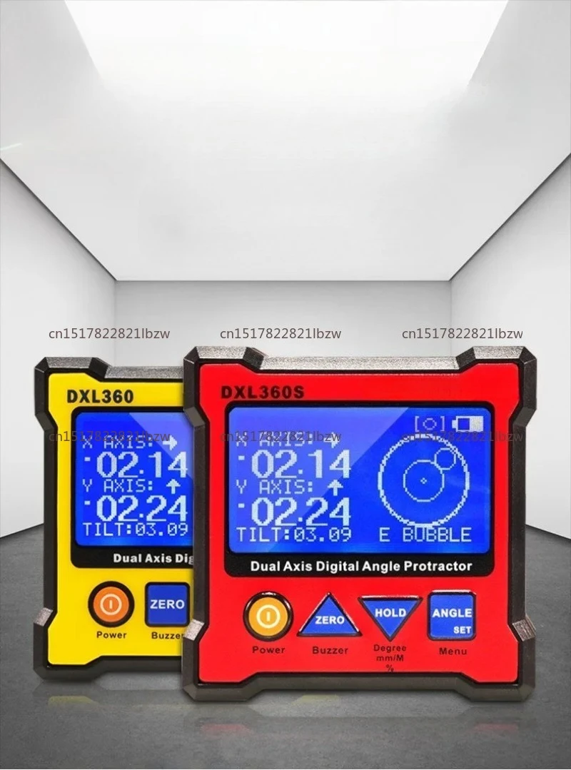 High Precision Dual-Axis Digital Spirit Level DXL360S Electronic Inclination Meter Angle Ruler 2025 New