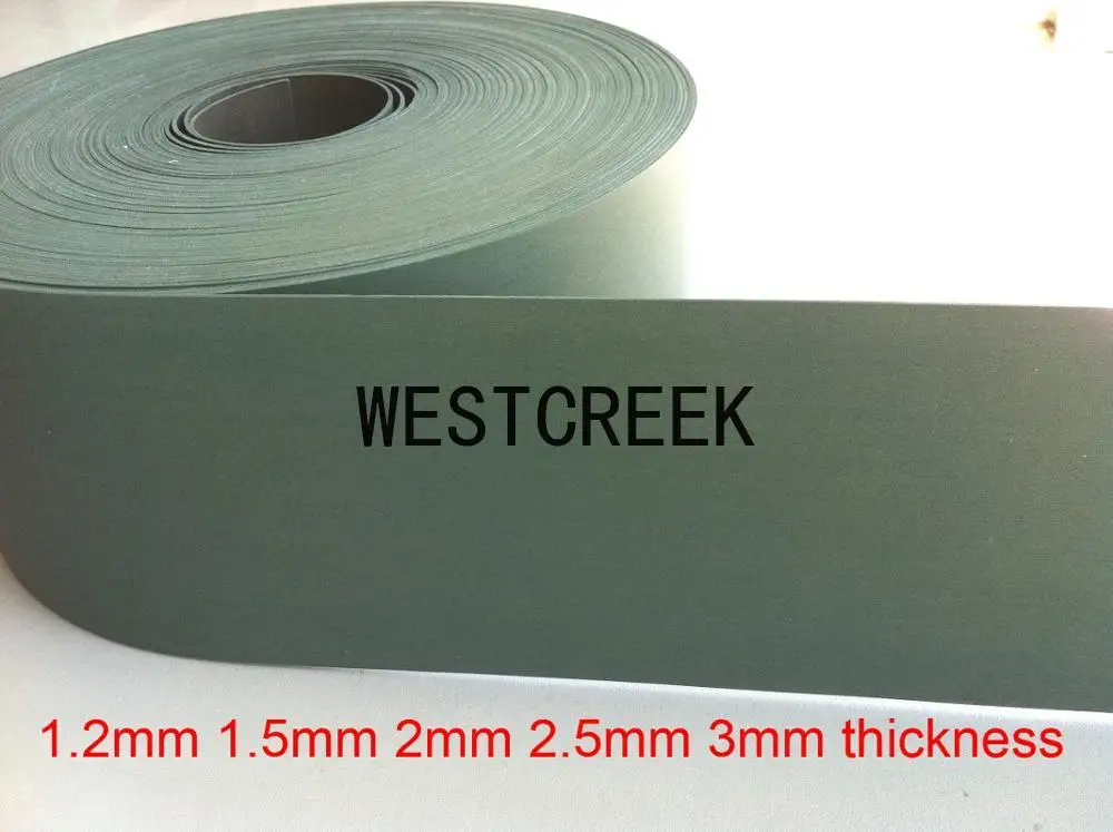 WESTCREEK 1.2mm 1.5mm 2mm 2.5mm 3mm thick guide soft band machine tool plastic-iron slideway  CNC wear band strip tool PTFE