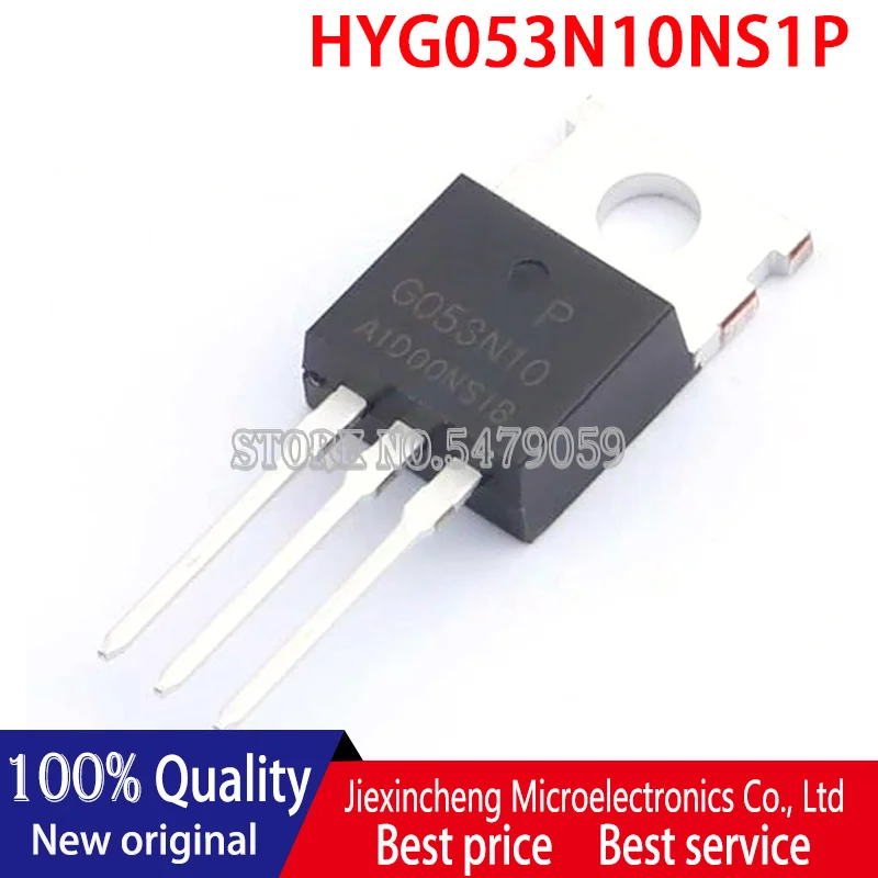 10 قطعة جديد الأصلي HYG053N10NS1P G053N10 G053N10P إلى 220 HYG053N10NS1 100V120A MOSFET