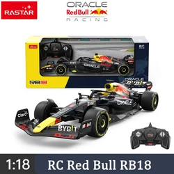 RASTAR-F1 Red Bull RB18 Racing RC Carros Modelo, Max Verstappen, 1:18, 2.4G, Remover Controles, Etiqueta DIY Brinquedos para Adultos, 2022