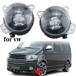 2PCS Car Front Lens Fog Light For VW Transporter Multivan Caravelle T5 T6 2003 2004 2005 2006 2007 2008-2010 Fog Lamp Headlights