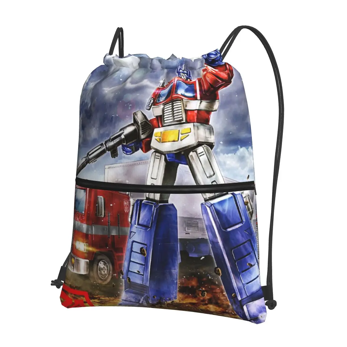 Transformers Autobots Portable Backpacks Drawstring Bag Drawstring Bundle Pocket Storage Bags For Travel Sport Man Woman