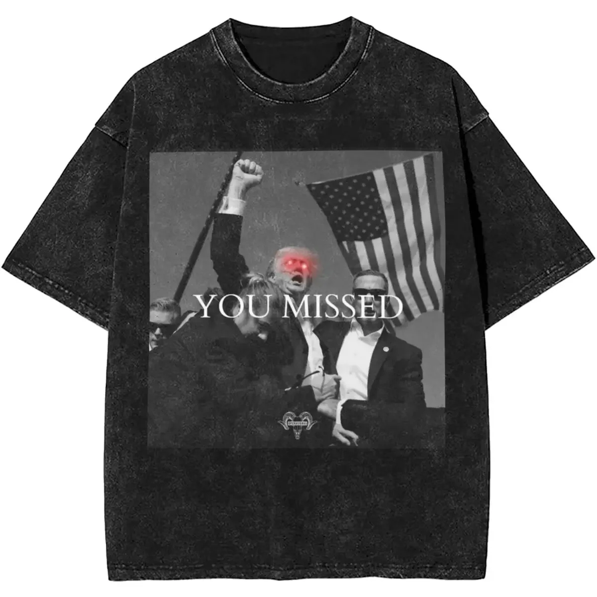 

2024 стрельба Дональд Трамп вы пропустили рубашки уличная одежда для мужчин женщин Трамп выстрел Ретро футболка хлопок хип-хоп стиль