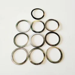 5 PC Pearl Shell Slices Round Mother of Pearl Inlay Material Circle Ring for Crafts Guitar Luthier Accessories DIY Decoration