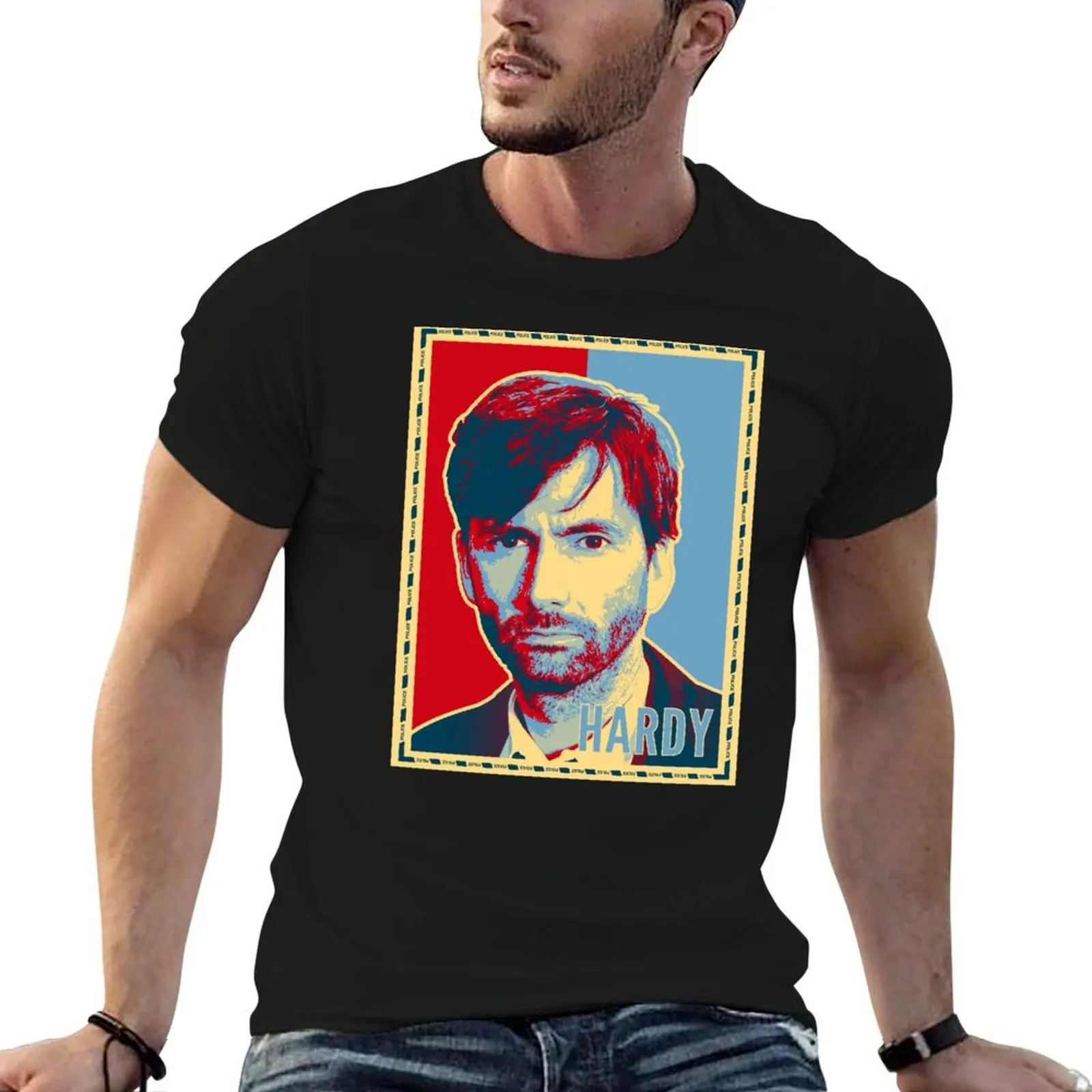 

HARDY - RYB T-Shirt man t shirt heavy cotton men t shirt cotton 100% t shirts for man graphic vintage T-shirt