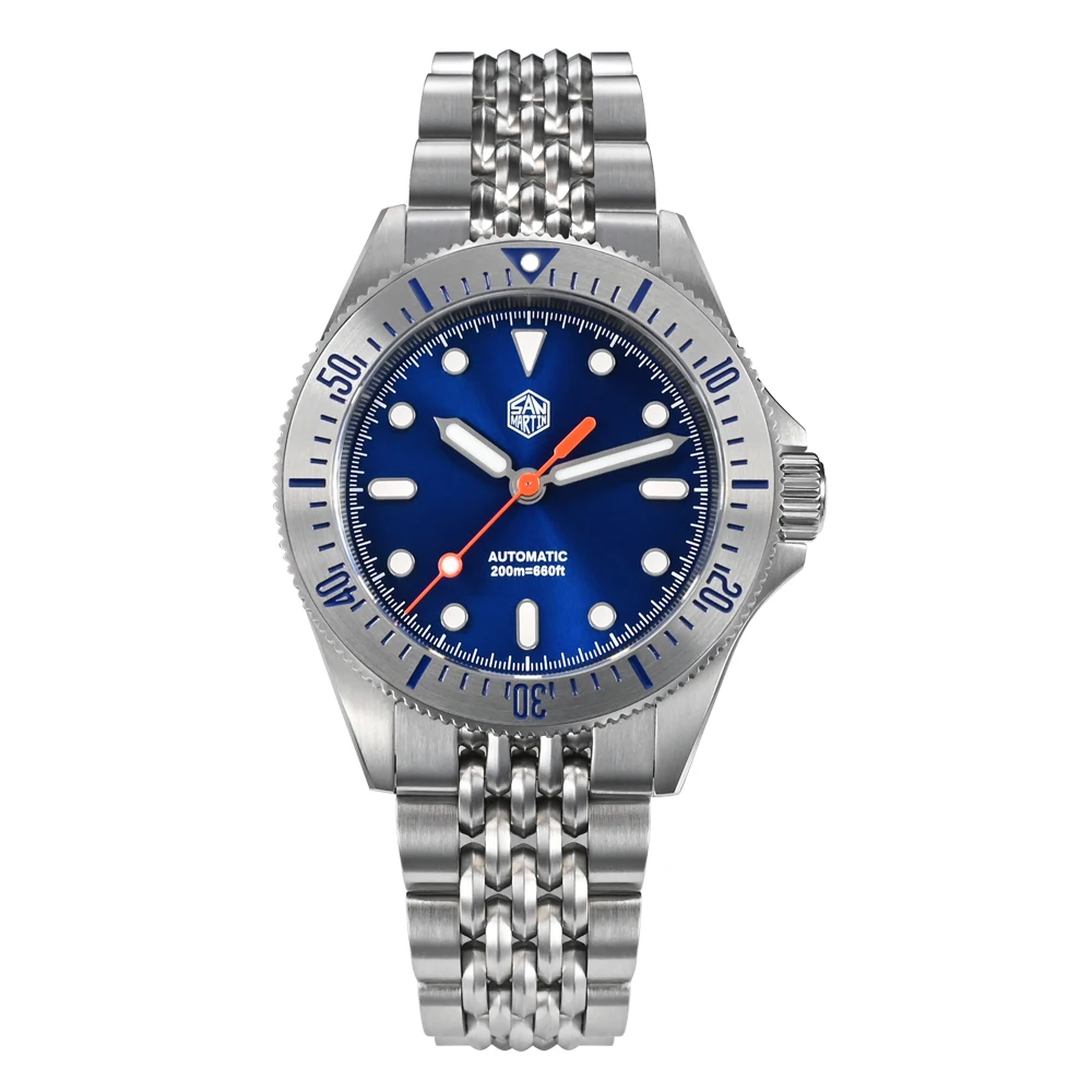 San Martin Original Design 38.8mm Upgrade Diver Watch Sunburst
