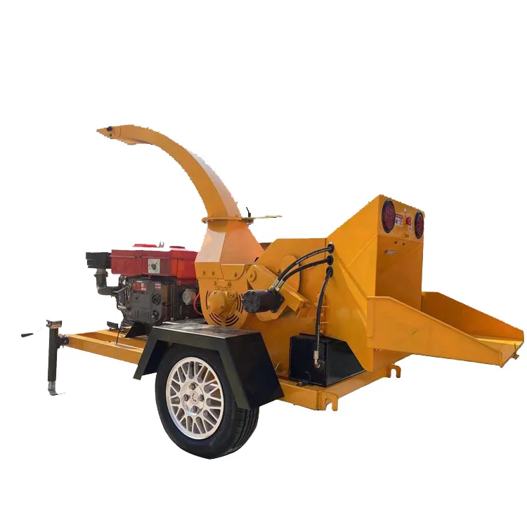 202510Ton Trattore a benzina Macchine forestali Legna da ardere Compensato Grande cippatrice per legno