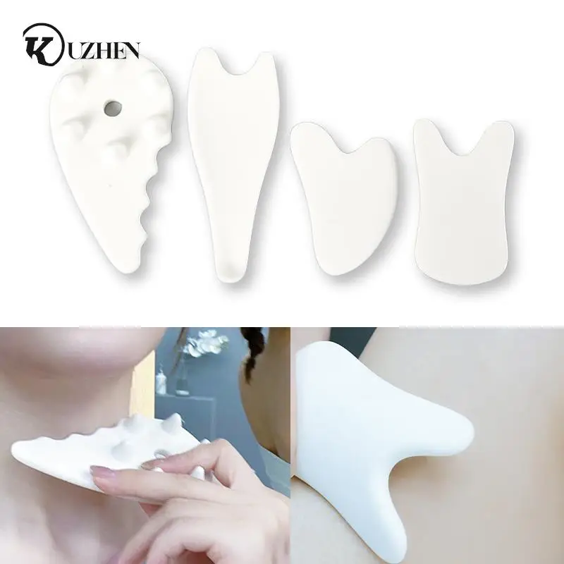 

Ceramic Scrapping Plate Scraper Face Lift Massager For Face Gua Sha Board Skin Face Relax Sliming Beauty Eye Neck Thin Lift