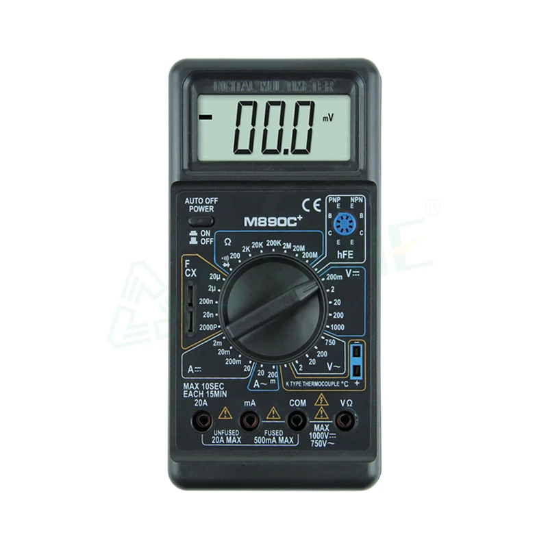 Digitalmultimeter M890c Tragbares intelligentes Digitalmultimeter Digitalmultimeter