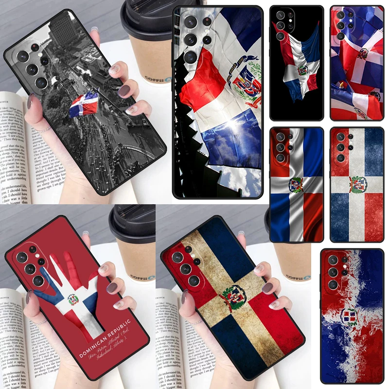 Dominica Flag Phone Case for Samsung Galaxy S26 Ultra S25 S24 S23 S22 S21 S20 Note10 Plus FE Cover Luxury
