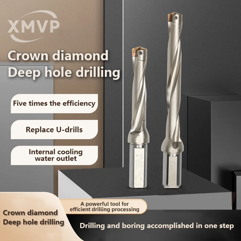 

3D/5D/8D/10D internal cooling carbide bit non-standard diameter 10-31.00mm JCD crown drill Twist drill
