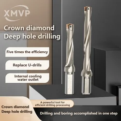 3D/5D/8D/10D internal cooling carbide bit non-standard diameter 10-31.00mm JCD crown drill Twist drill