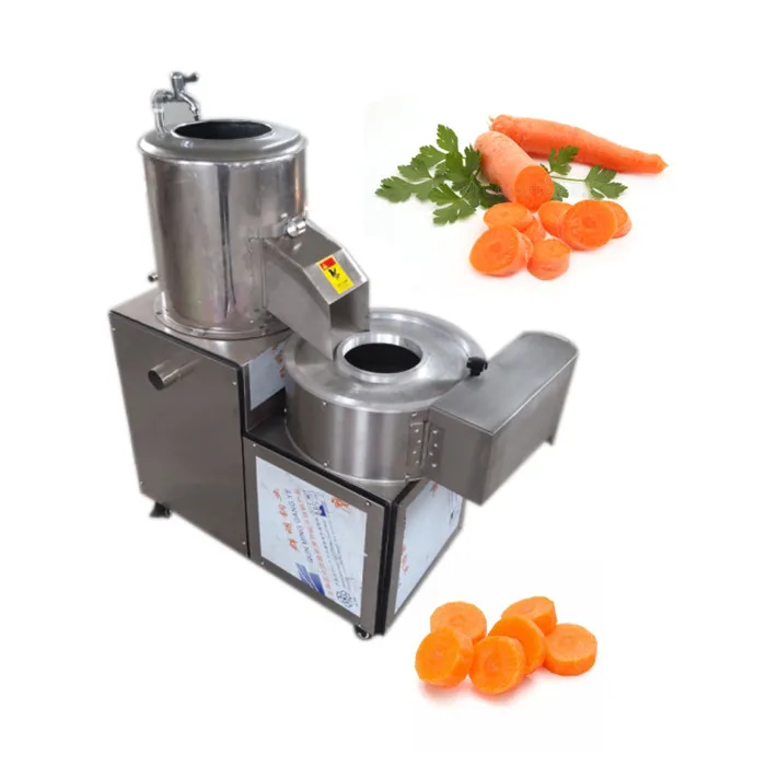 Win Good Admiration Potato Auto Washing And Cutting Machine Potato Chip Slicer Electric Potato Peeling Machine