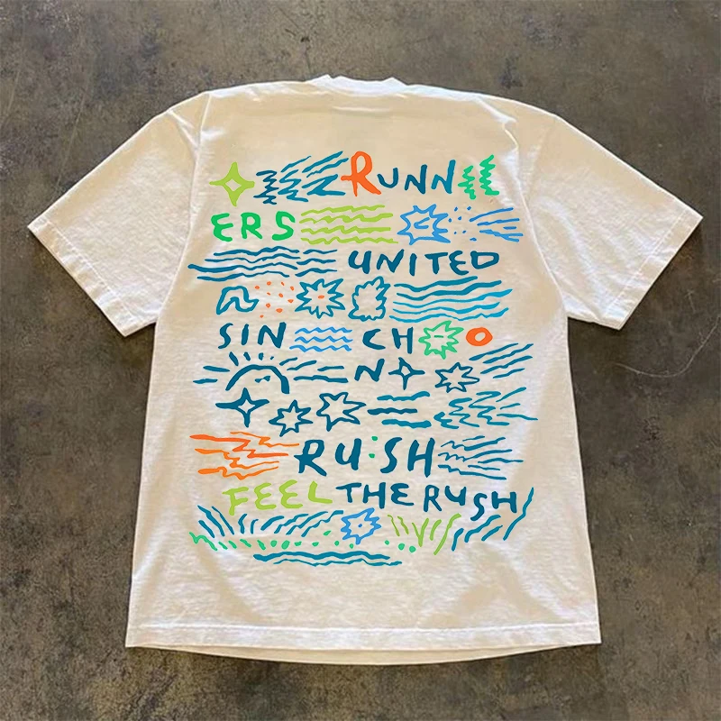 loose-men's-short-sleeve-t-shirt-double-thread-pure-cotton-3a260g-american-retro-style-couple's-casual-wear-summer-2025