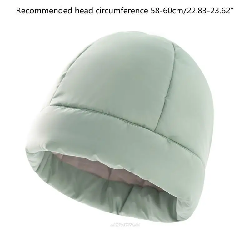 X5XA Topi Berlapis Lembut Ringan Topi Musim Dingin Topi Tebal untuk Remaja Dewasa Topi Perjalanan Tetap Hangat