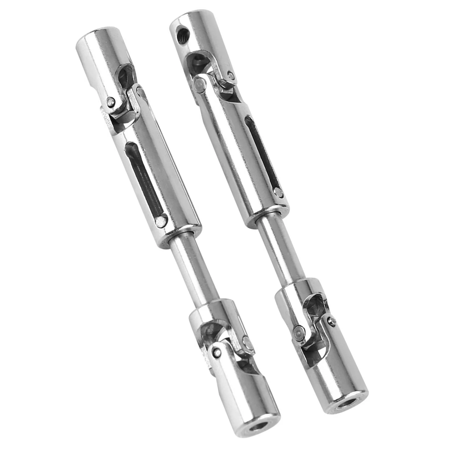 New 2Pcs Metal Drive Shaft for WPL 1/16 Scale RC Military Truck Drive Shaft RC Truck Drive Shaft RC Drive Shaft Toys Parts