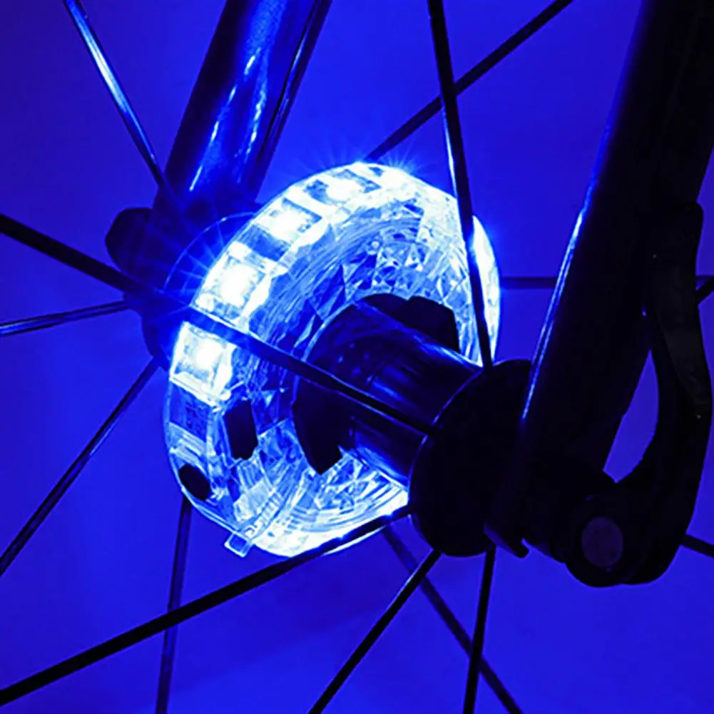 Convenient Bicycle Hub Lights Smart Portable Soft Light Anti Corrosion Wheel Light