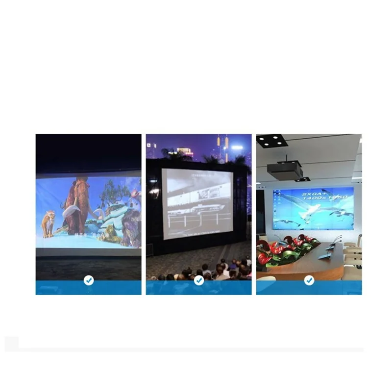 A10R Portable Projector Screen Simple Curtain Anti-Light 120 Inches Projection Screens For Home Outdoor Office Projector