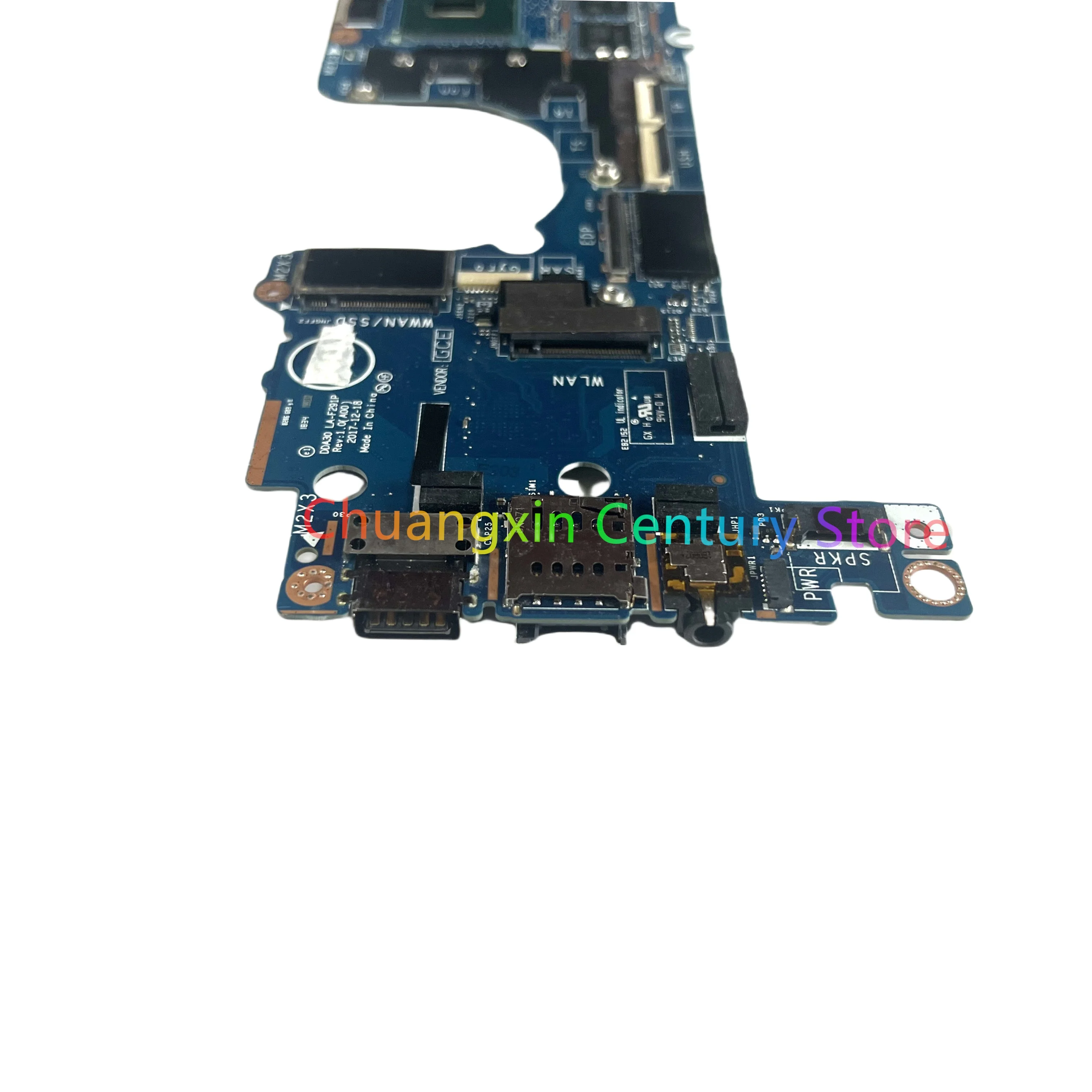 LA-E111P For Dell Latitude 5289 7389 Laptop Motherboard CPU: I3-7100U I5-7200U I7-7600U RAM: 4GB / 8GB / 16GB 100% Test OK