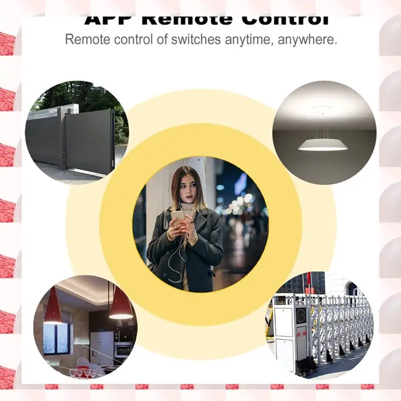 ABGN Ewelink 2 ช่อง Wifi Electric Linear Actuator Motor Controller 12V 24V 110V 220V 2CH รีเลย์ขัดขวาง