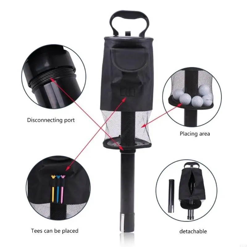   Golf Ball Retrievers with Removable Tube Golfing Accessories Golfer Equipment