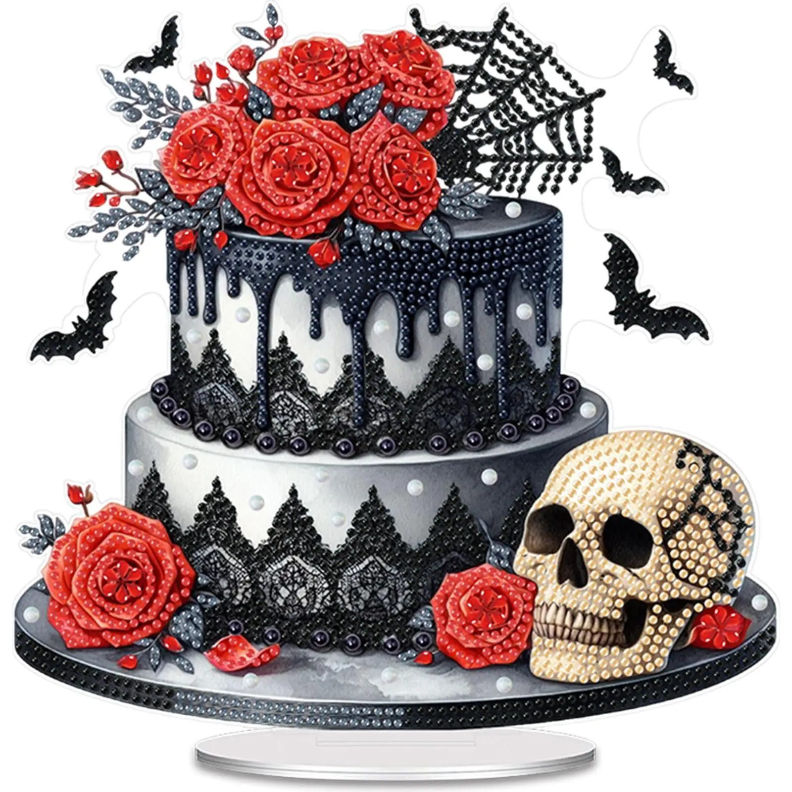 

2D/Flat DIY 5D DIY Diamond Art Tabletop Decorations for Home Office Desktop Decor Bedroom Table Decoration for Adults Beginner