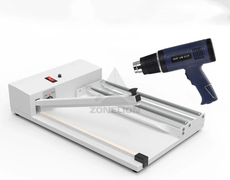 300/450/600 Film Cutting Sealing Wrapping Machine With Manual Heat Shrink