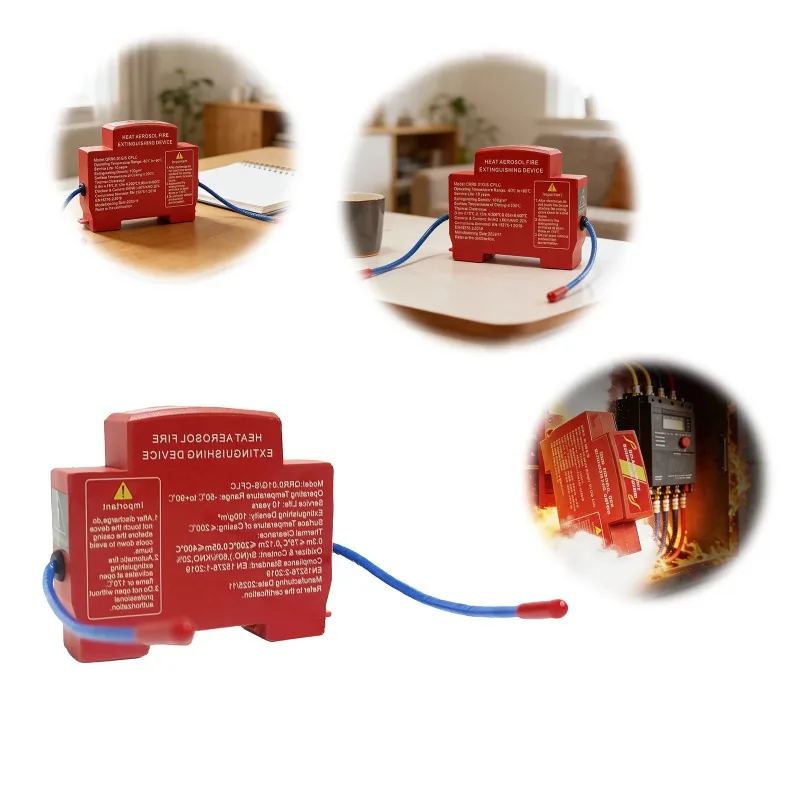 10-40g Automatic Fire Suppression Unit Flame Retardant Tool DIN Rail Mount for Distribution Cabinet Household Electrical Safety
