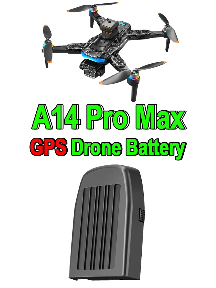 Batterie d'origine pour Drone A14 PROMAX, 3.7V, 3000MAh, pour quadrirotor A14 PRO MAX RC, pièces d'accessoires de remplacement