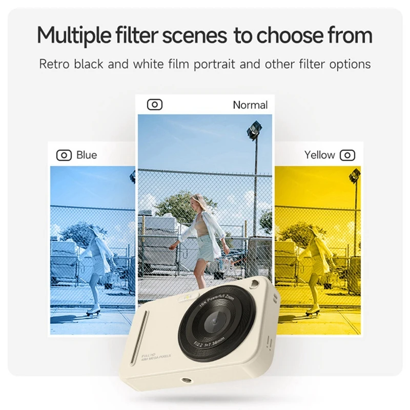 Digital Camera, Autofocus 48MP AF 4K Camera For Kids With 16X Zoom Anti Shake For Teens Kids