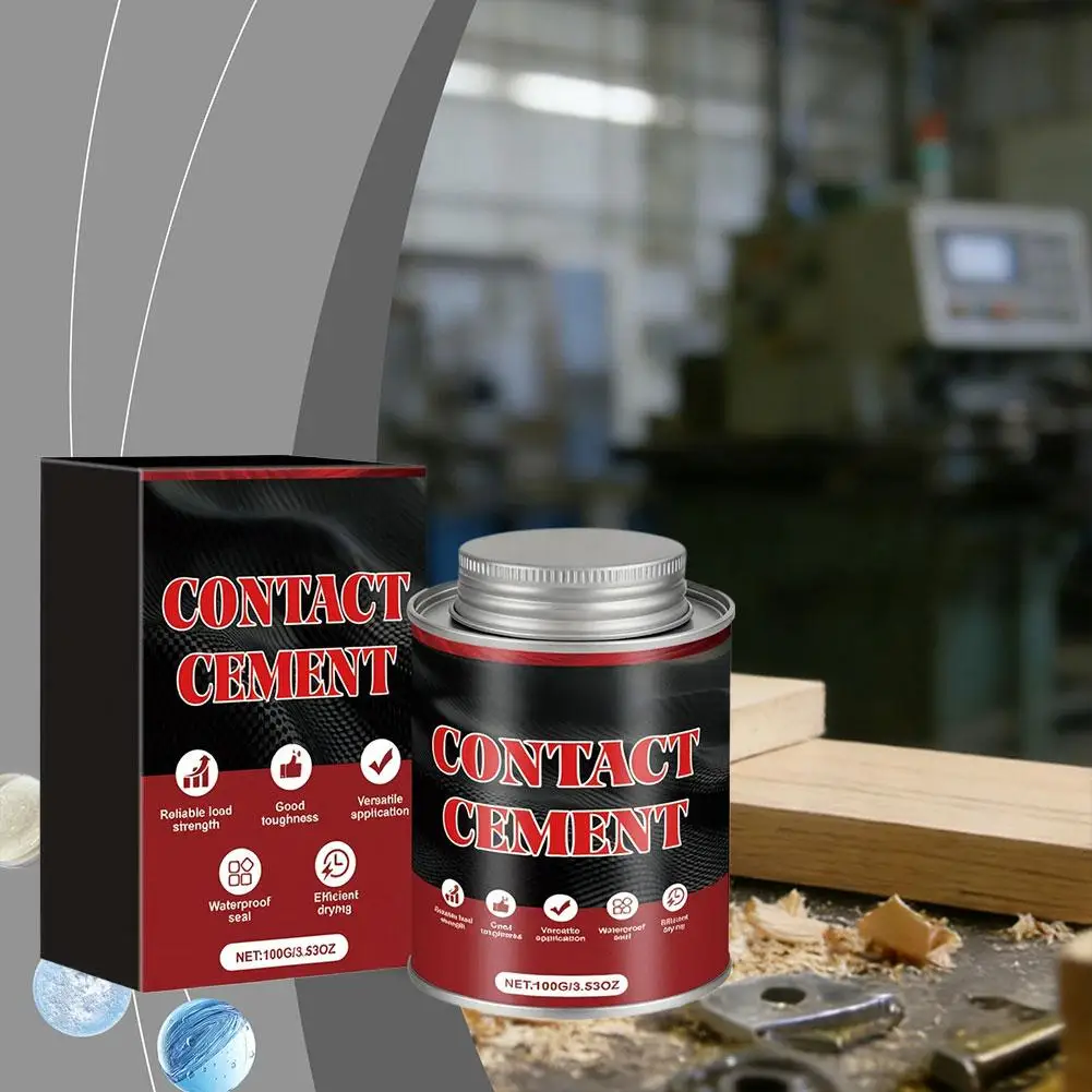 100g Flexible Waterproof Contact Cement Adhesive Durable High Toughness Efficient Drying Adhesive For Multi-Material Repairs