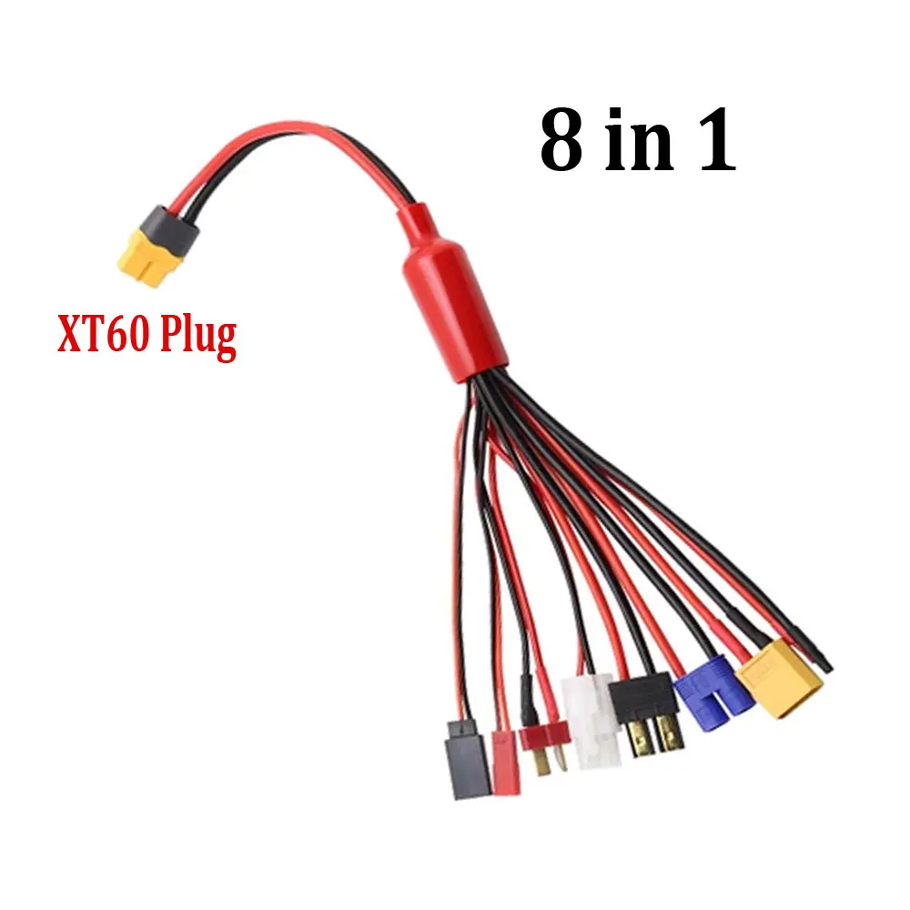 Multifunctionele Balans Opladen 8IN1/19IN1 Kabel Adapter XT60 EC3 EC5 HXT TAMIYAS Voor IMAX B6 B6AC Lader 8 IN1 19 in 1