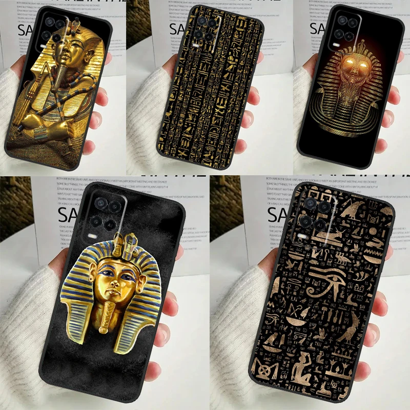 Egypt Egyptian Pharaoh For OPPO A96 A76 A16 A54 A74 A94 A58 A78 A98 A5 A9 A53 A52 A72 A91 A15 A17 A57 A77 A79 Case