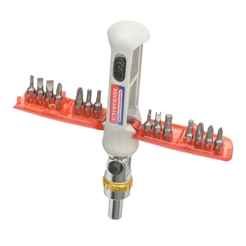 Comprehensive 14Piece Ratchet Professional Screwdriver Collection, Suitable for Electronics and Automotive Repair Dropship