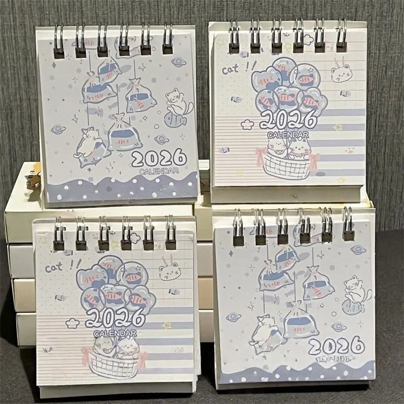 تقويم مخطط شهري، تقويم مكتبي صغير مزخرف، تقويم مكتبي صغير، خيط مزدوج لتخطيط المنزل المكتبي