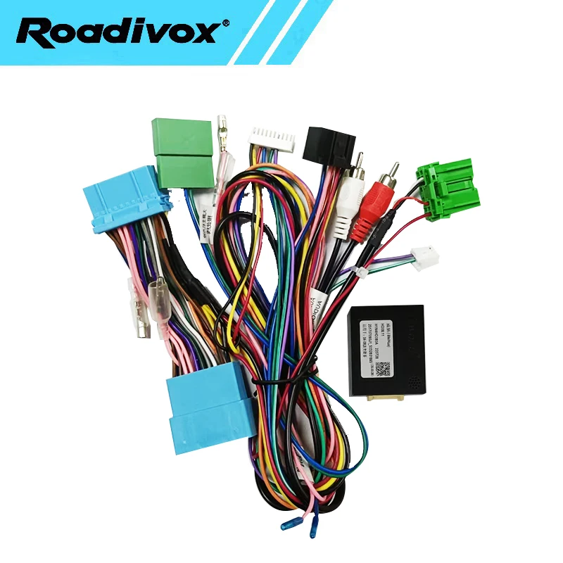 Car Radio Wire Harness Power Adapter Canbus For Honda Odyssey 2004-2008 16pin Android Stereo Video GPS ISO Cable Connecto