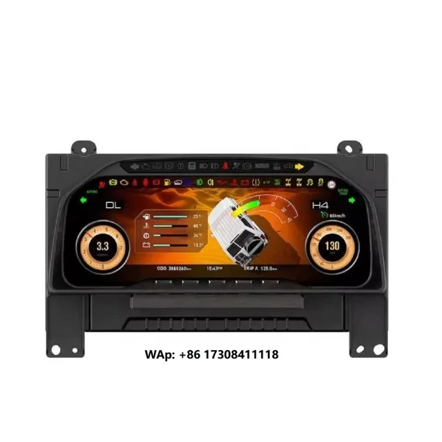12.3 Inch Digital Cluster for  LC70 LC75 LC76 LC79 2007-2021 Virtual Cockpit Speed Meter Car Dashboard Instrument Panel