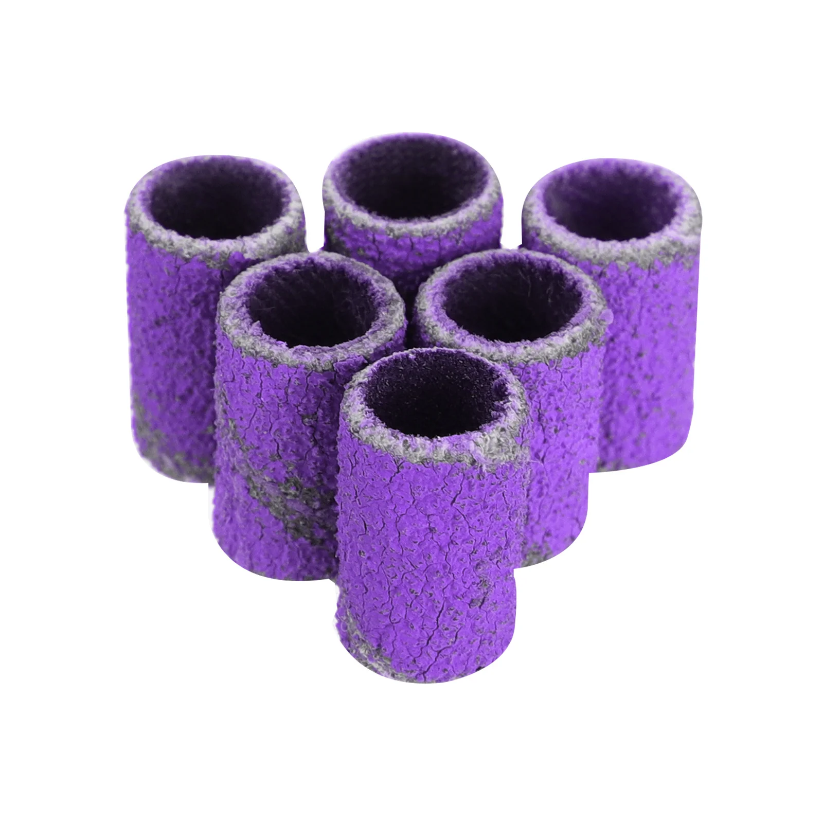 หัวขัดเล็บแบบวง 100 ชิ้น ความละเอียด 180 กริต อุปกรณ์ทำเล็บมืออาชีพ สำหรับขัดเงา ดูแลผิวที่ตายแล้ว