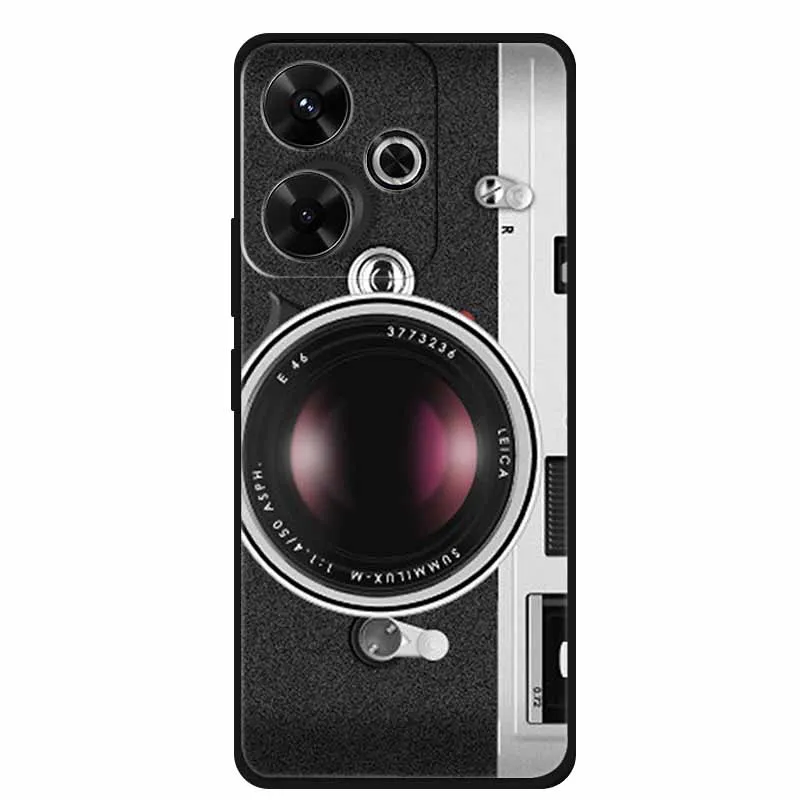 ل Xiaomi Redmi 13 13x حافظة Redmi13 x غطاء الهاتف الذئب الأسود سيليكون لينة الغطاء الخلفي ل Xiaomi Poco M6 4G حافظة M 6 Plus Coque #5