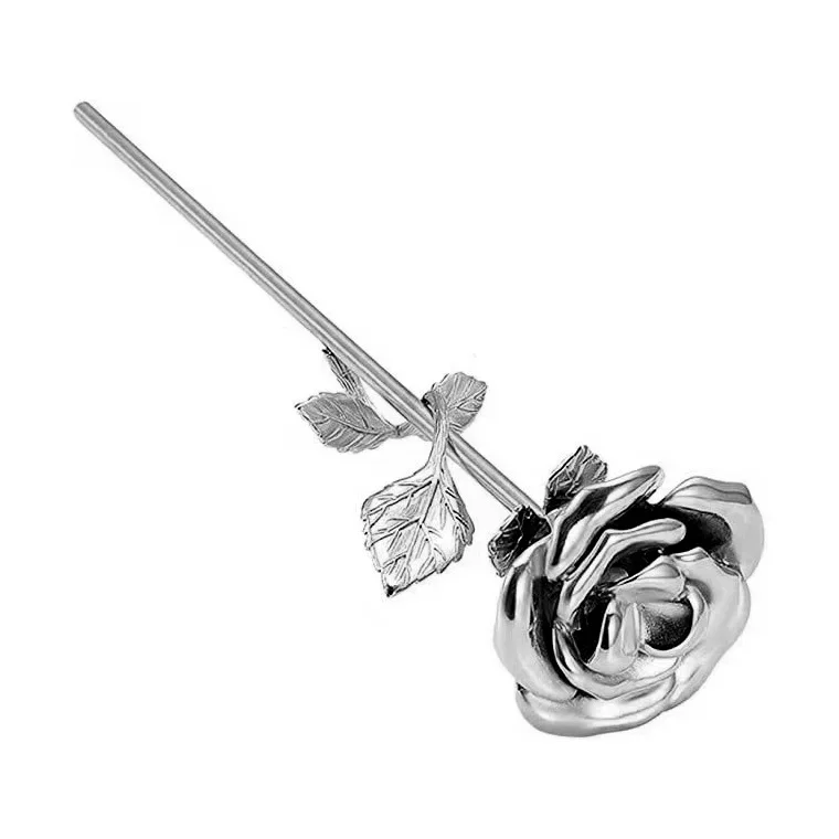 Rose Cremation Urn Unique Design Stainless Steel Hold Loved Ones Ashes Keepsake Memory Locket Mini Jewelry Memorial Keepsake