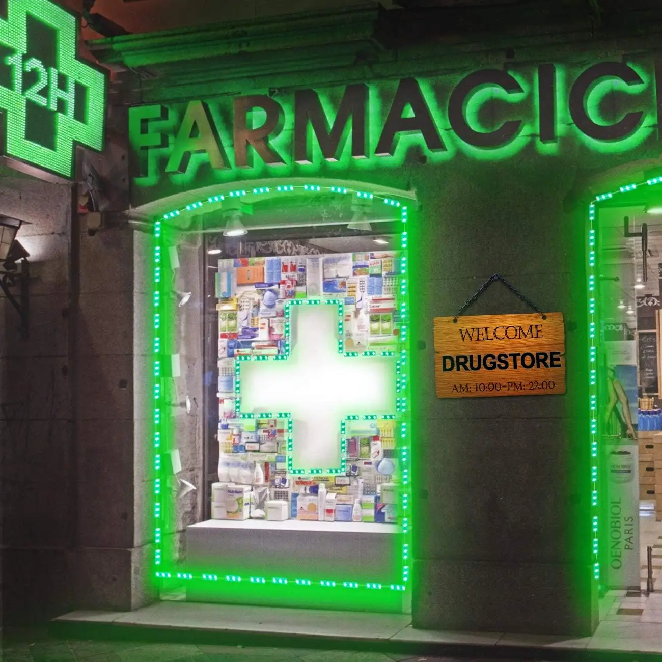 Super Bright IP65 Waterproof 5050 SMD Module Light Sign Strip Lamp DC 12V