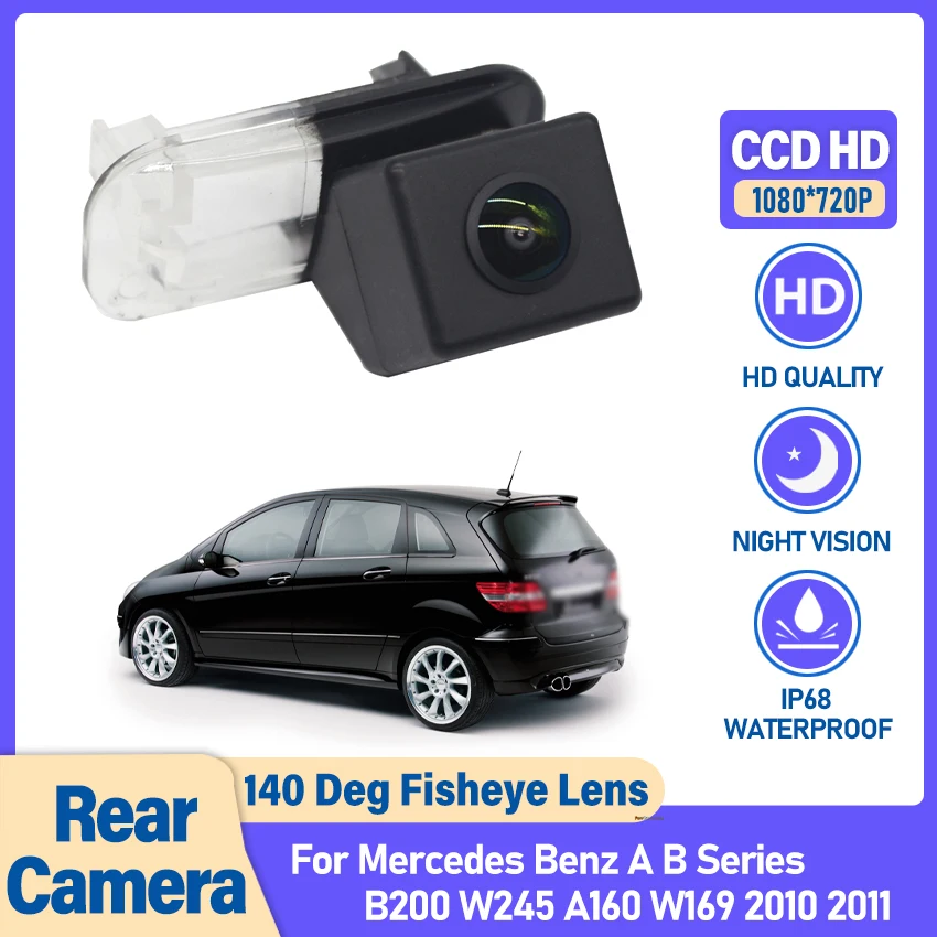 HD NTSC Car Rear View Reverse Camera For Mercedes Benz A B Series B200 W245 A160 W169 2010 2011 Waterproof Backup Camera