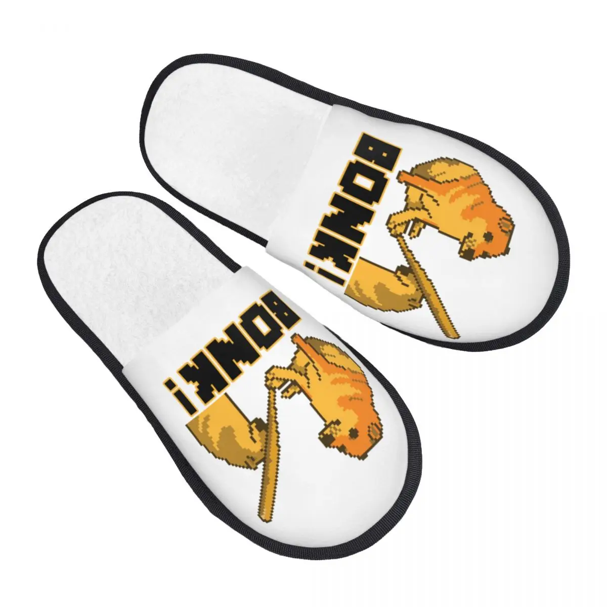 

Custom Cheems Bonk Meme Pixel Art House Slippers Women Soft Memory Foam Shoes Shiba Inu Dog Cozy Warm Anti-skid Sole Slipper