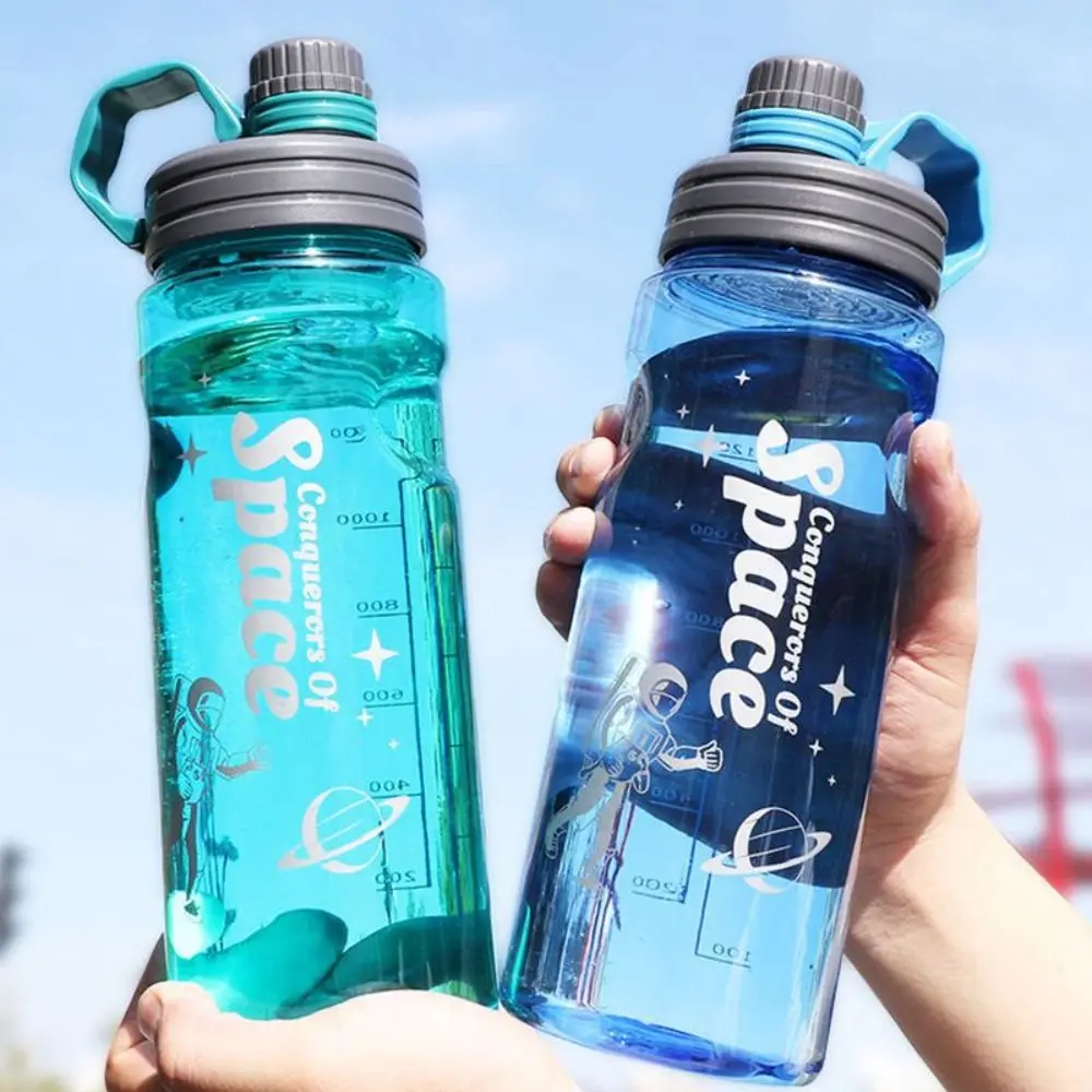 Practical with Handle Water Bottle Plastic 1100ml/1500ml/2000ml/3000ml Sport Bottle Portable Large Capacity Water Cup