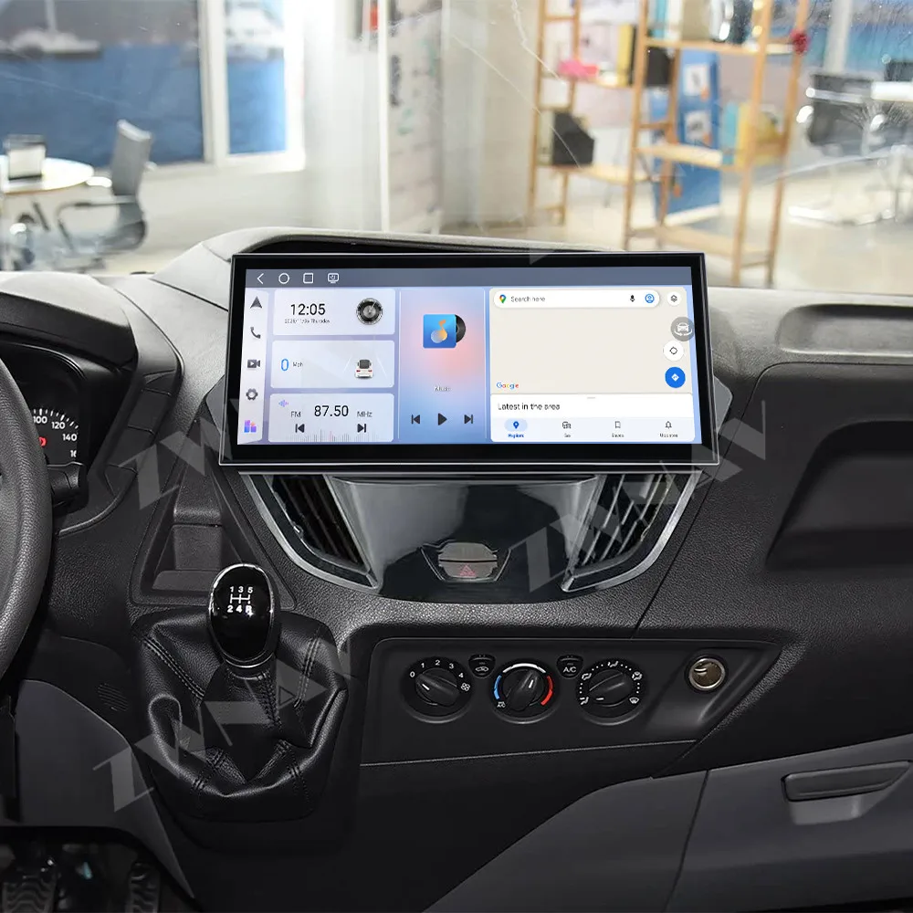 15.8 inch Carplay Android 14 For Ford Tourneo Custom/Transit 2016-2022 Car Radio GPS Navigation Automotive Multimedia Head Unit